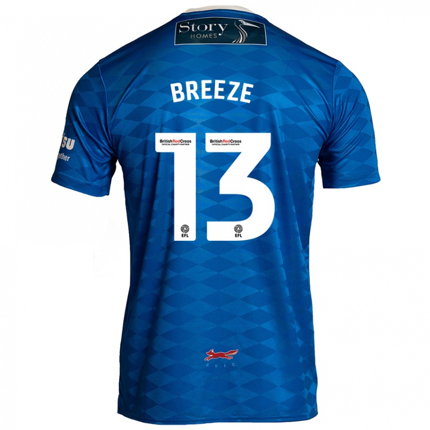 Uomo Maglia Gabriel Breeze #13 Blu Kit Gara Home 2024/25 Maglietta