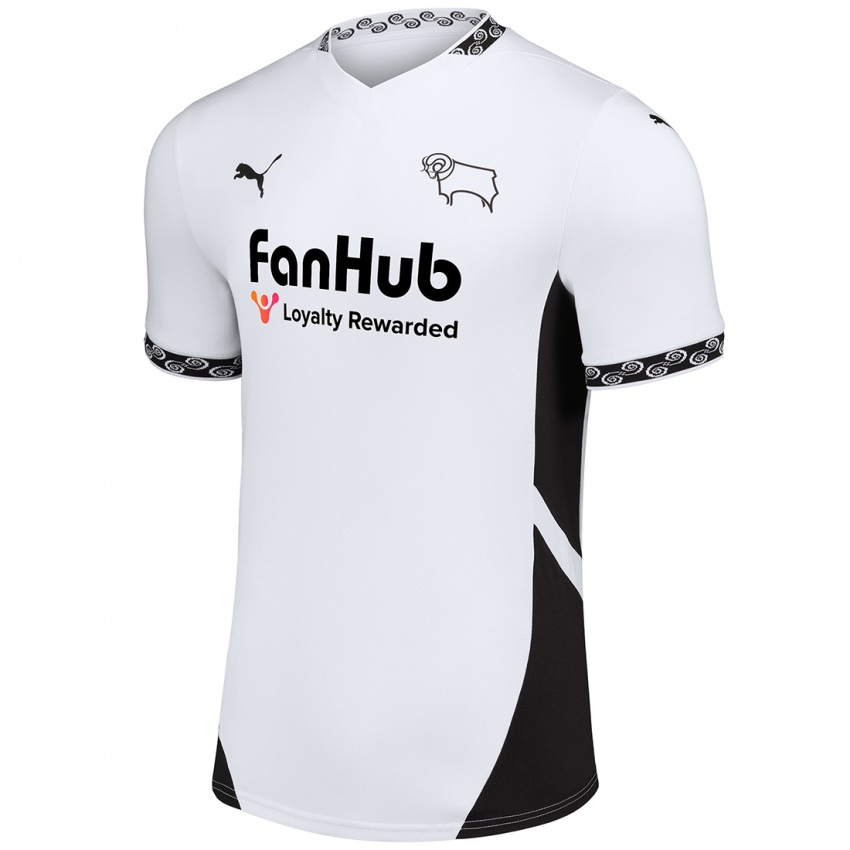 Uomo Maglia Craig Forsyth #3 Bianco Nero Kit Gara Home 2024/25 Maglietta