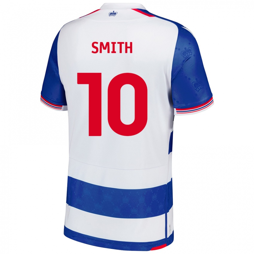 Uomo Maglia Sam Smith #10 Blu Bianco Kit Gara Home 2024/25 Maglietta