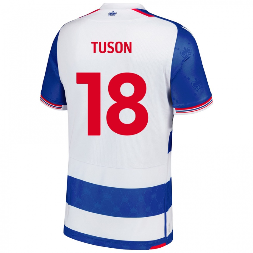 Uomo Maglia Freya Meadows-Tuson #18 Blu Bianco Kit Gara Home 2024/25 Maglietta