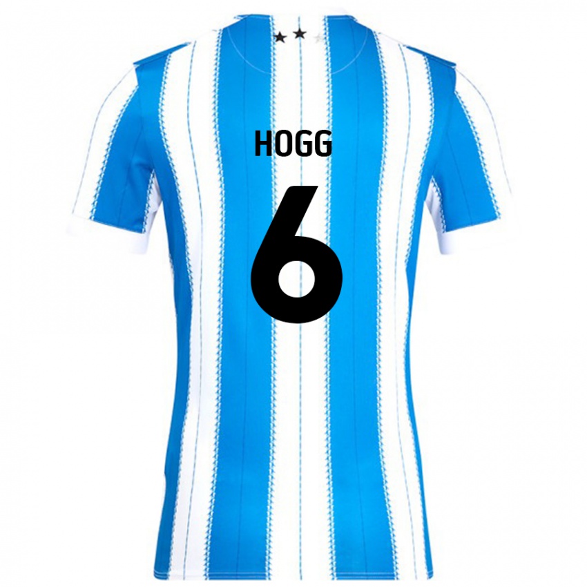 Uomo Maglia Jonathan Hogg #6 Blu Bianco Kit Gara Home 2024/25 Maglietta