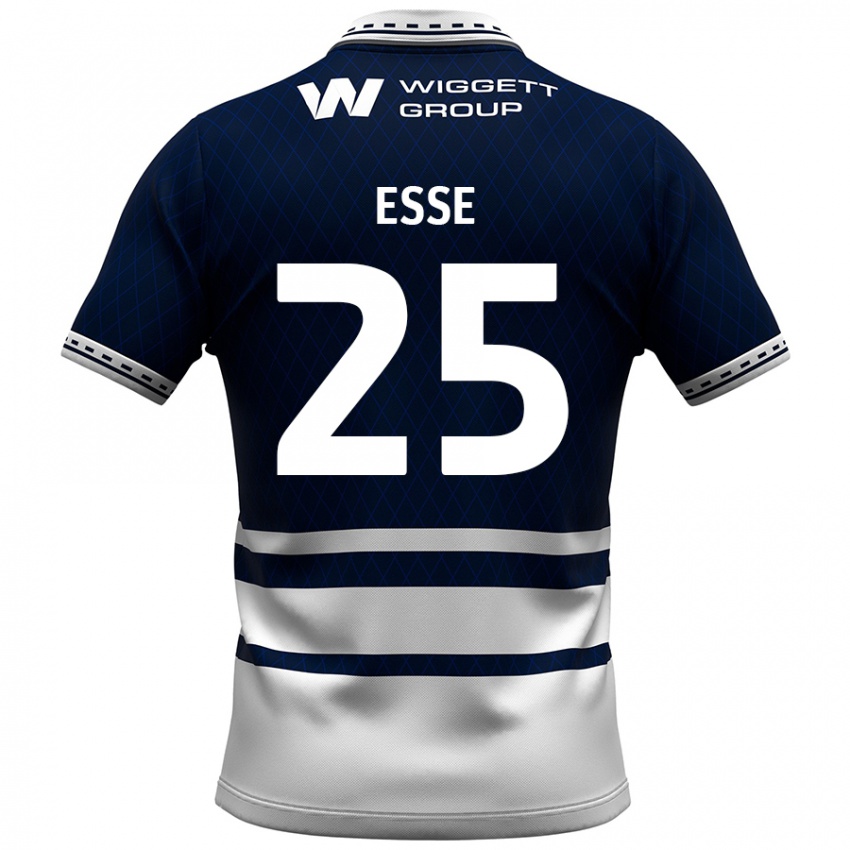 Uomo Maglia Romain Esse #25 Blu Navy Bianco Kit Gara Home 2024/25 Maglietta