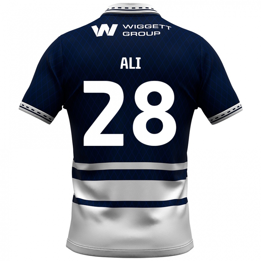 Uomo Maglia Francesca Ali #28 Blu Navy Bianco Kit Gara Home 2024/25 Maglietta