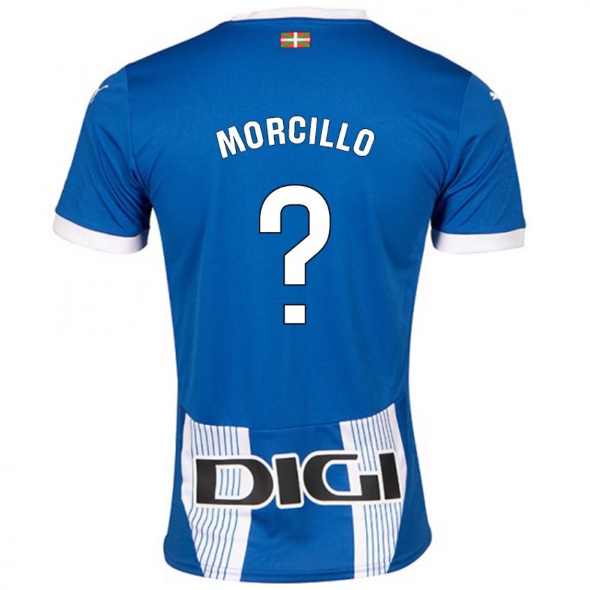 Uomo Maglia Diego Morcillo #0 Blu Kit Gara Home 2024/25 Maglietta