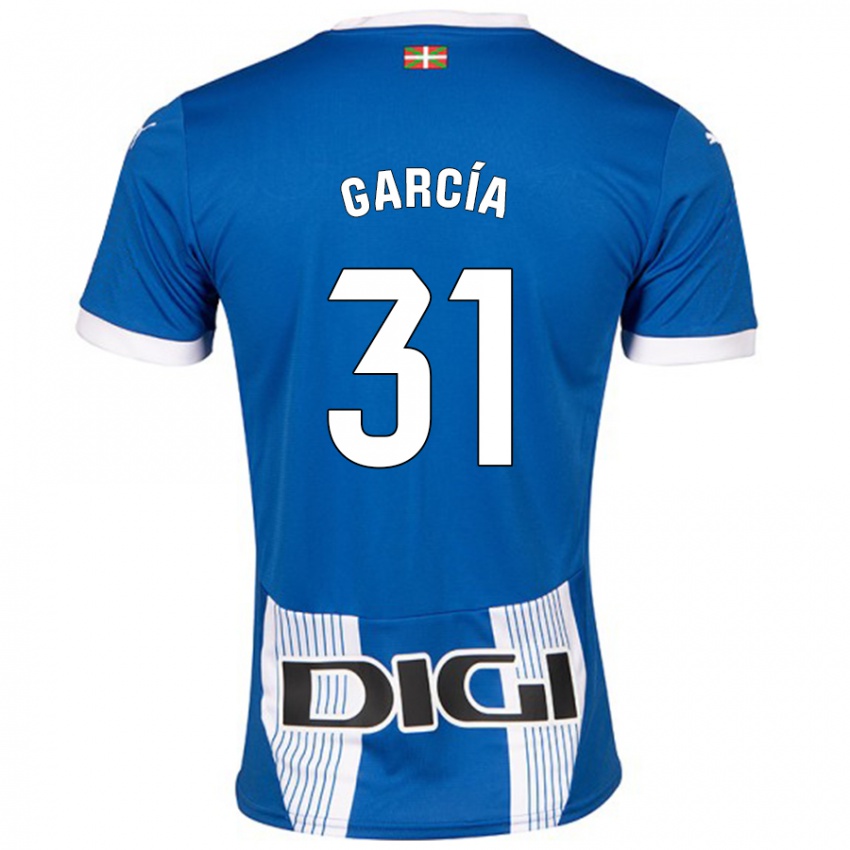 Uomo Maglia Gaizka García #31 Blu Kit Gara Home 2024/25 Maglietta