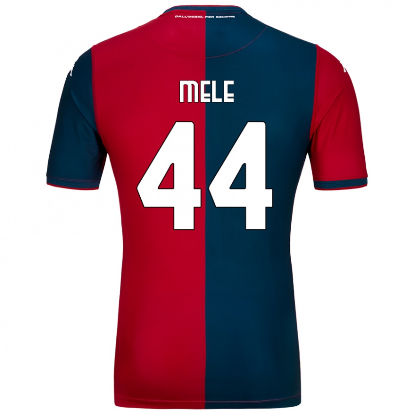 Uomo Maglia Chiara Mele #44 Rosso Blu Scuro Kit Gara Home 2024/25 Maglietta