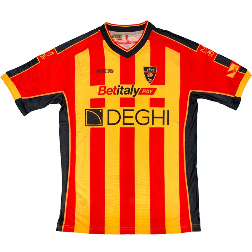 Uomo Maglia Tete Morente #7 Giallo Rosso Kit Gara Home 2024/25 Maglietta