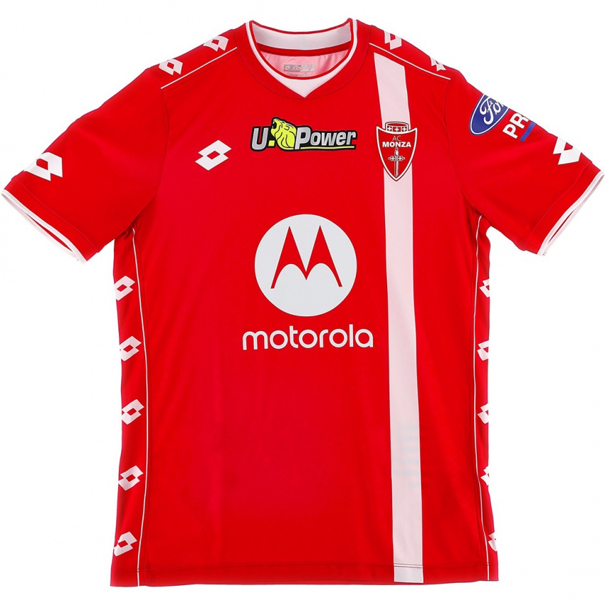 Uomo Maglia Pedro Pereira #13 Rosso Bianco Kit Gara Home 2024/25 Maglietta