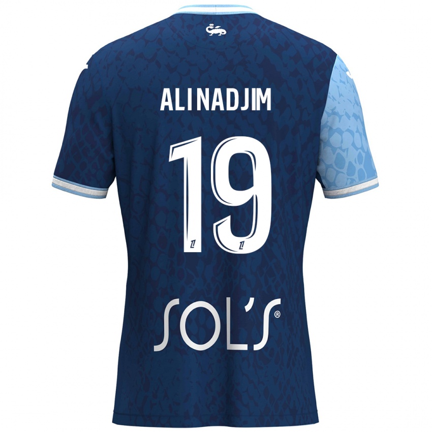 Uomo Maglia Nadjma Ali Nadjim #19 Azzurro Blu Scuro Kit Gara Home 2024/25 Maglietta