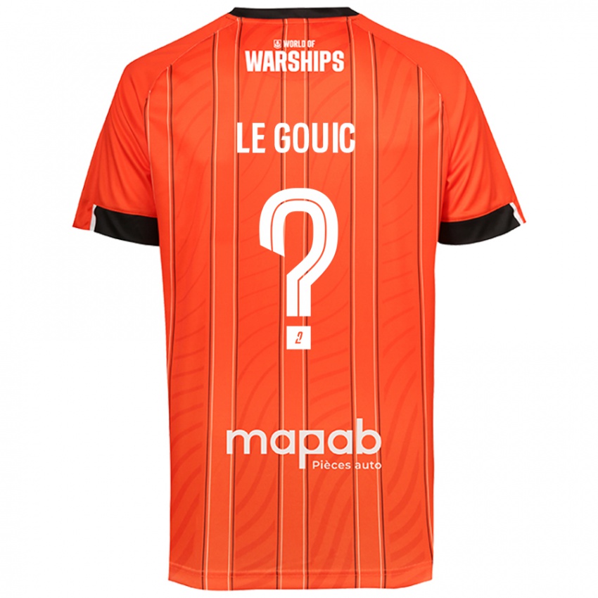 Uomo Maglia Bryan Le Gouic #0 Arancione Kit Gara Home 2024/25 Maglietta