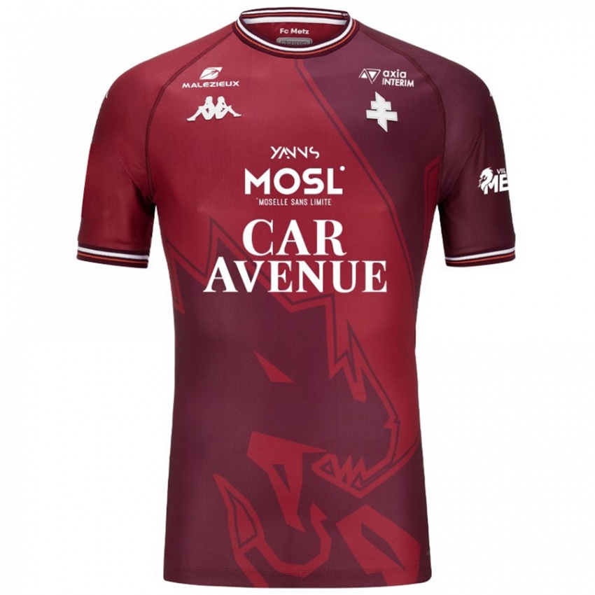 Uomo Maglia Abdoulaye Nassoko #0 Rosso Granata Kit Gara Home 2024/25 Maglietta