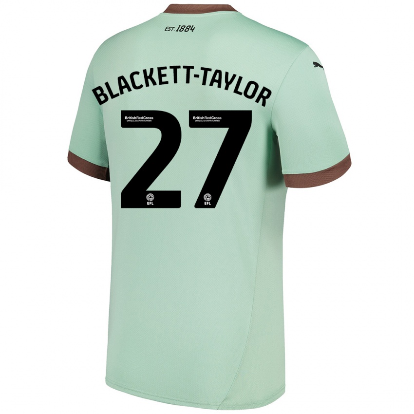 Uomo Maglia Corey Blackett-Taylor #27 Verde Pallido Kit Gara Away 2024/25 Maglietta