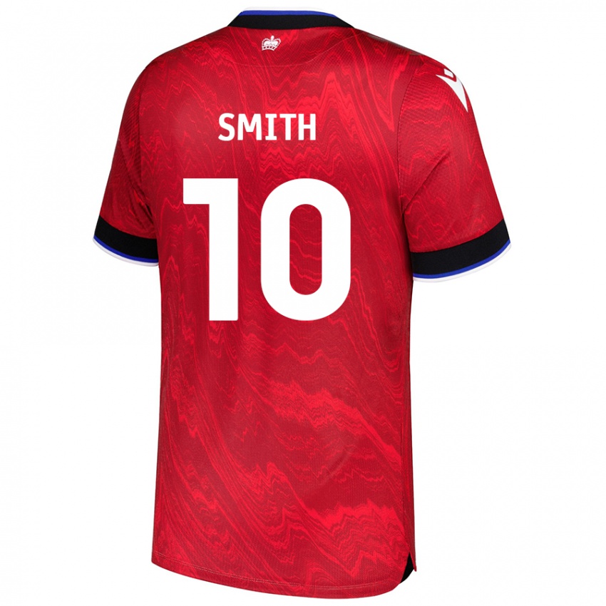 Uomo Maglia Sam Smith #10 Rosso Nero Kit Gara Away 2024/25 Maglietta