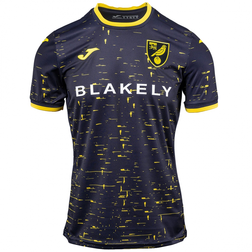 Uomo Maglia Ben Chrisene #14 Nero Giallo Kit Gara Away 2024/25 Maglietta