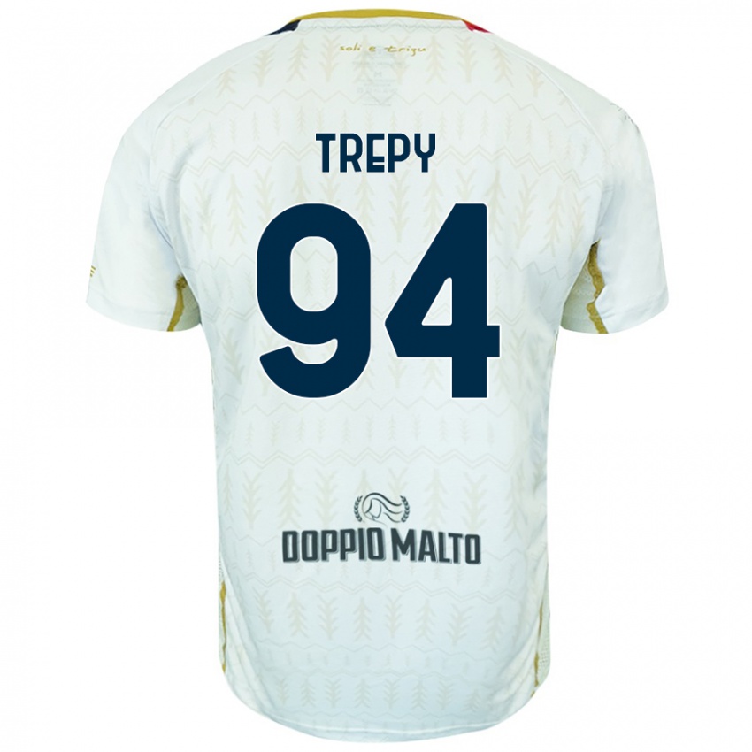 Uomo Maglia Yael Trepy #94 Bianco Kit Gara Away 2024/25 Maglietta