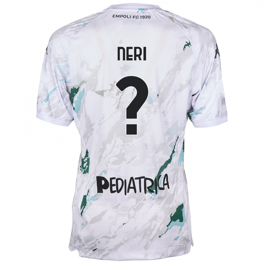 Uomo Maglia Christian Neri #0 Grigio Kit Gara Away 2024/25 Maglietta