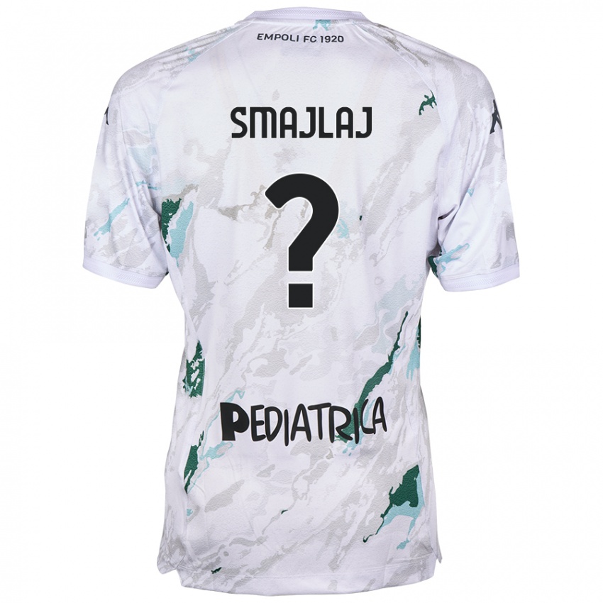 Uomo Maglia Rikardo Smajlaj #0 Grigio Kit Gara Away 2024/25 Maglietta