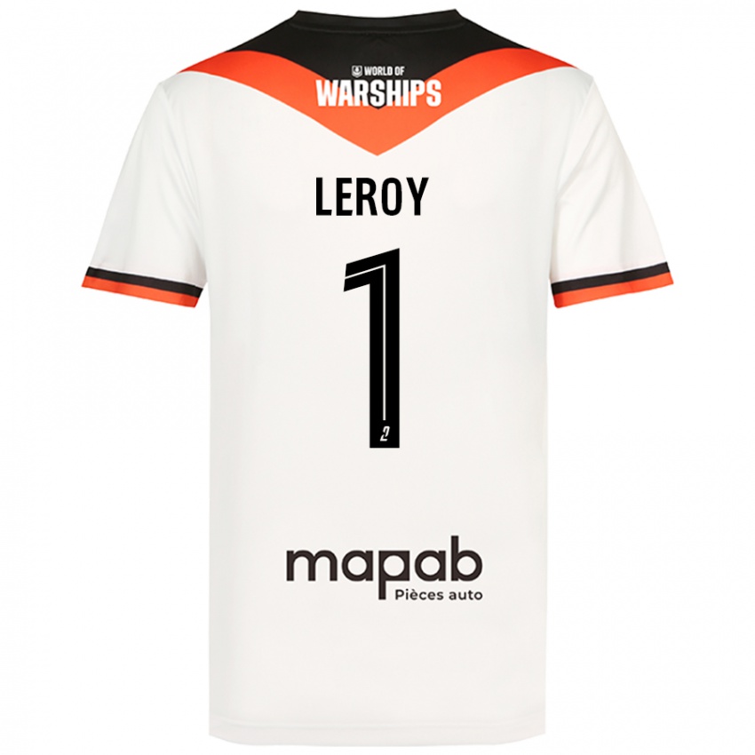 Uomo Maglia Benjamin Leroy #1 Bianco Kit Gara Away 2024/25 Maglietta