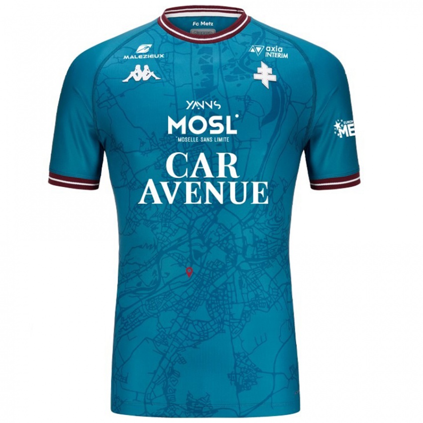 Uomo Maglia Believe Munongo #0 Blu Petrolio Kit Gara Away 2024/25 Maglietta