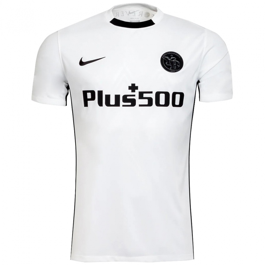 Uomo Maglia Noe Pfäuti #0 Bianco Nero Kit Gara Away 2024/25 Maglietta