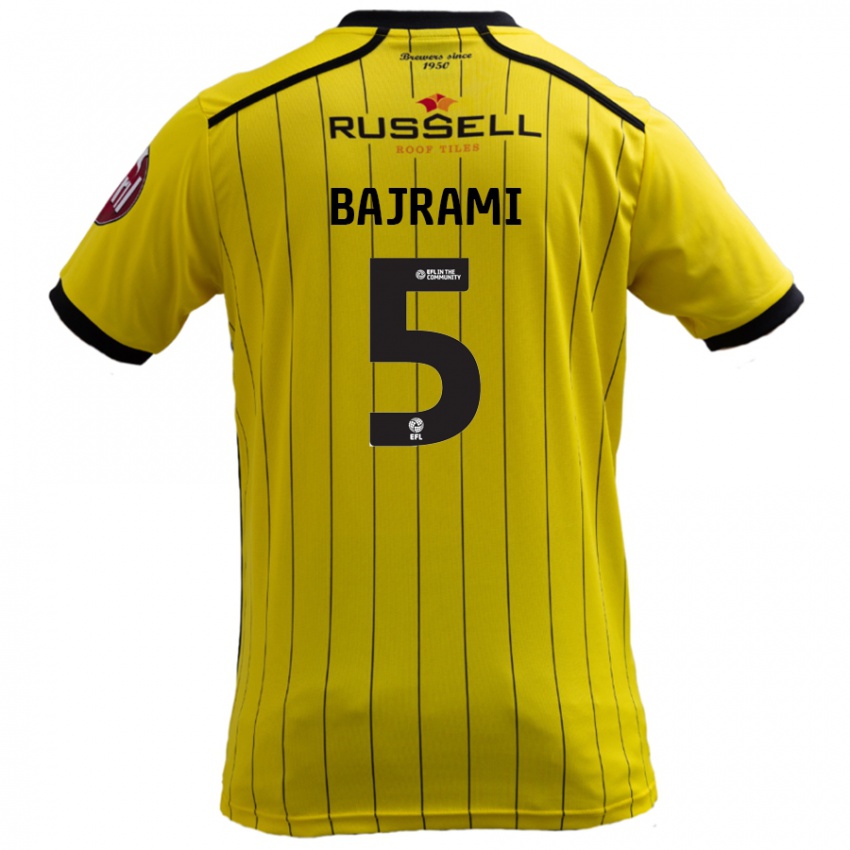 Donna Maglia Geraldo Bajrami #5 Giallo Kit Gara Home 2024/25 Maglietta