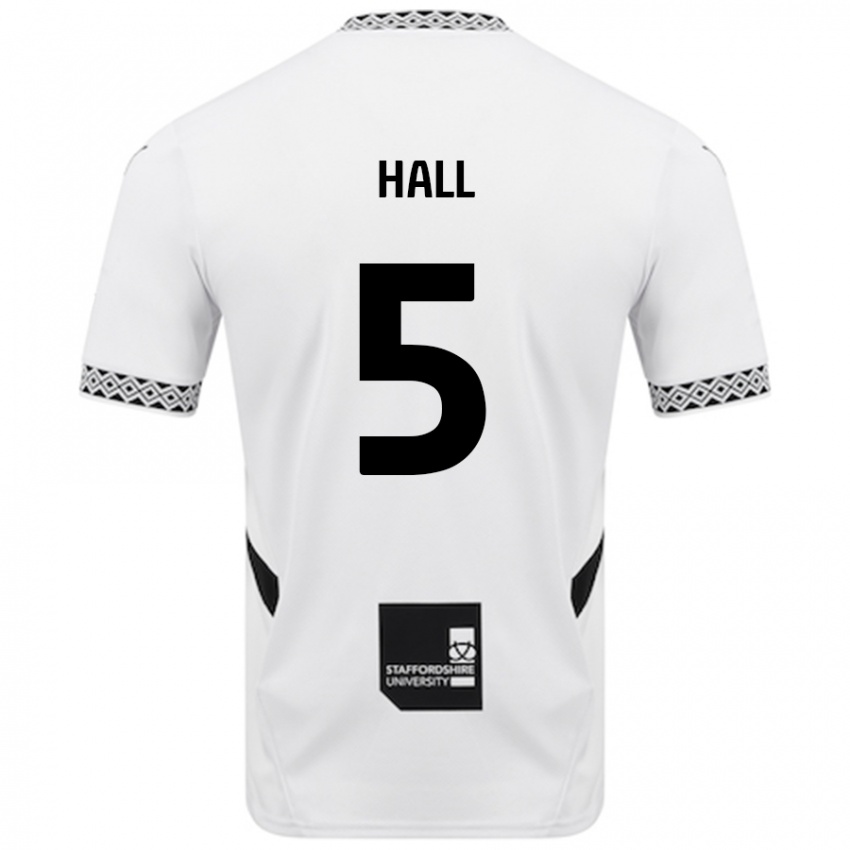 Donna Maglia Connor Hall #5 Bianco Kit Gara Home 2024/25 Maglietta