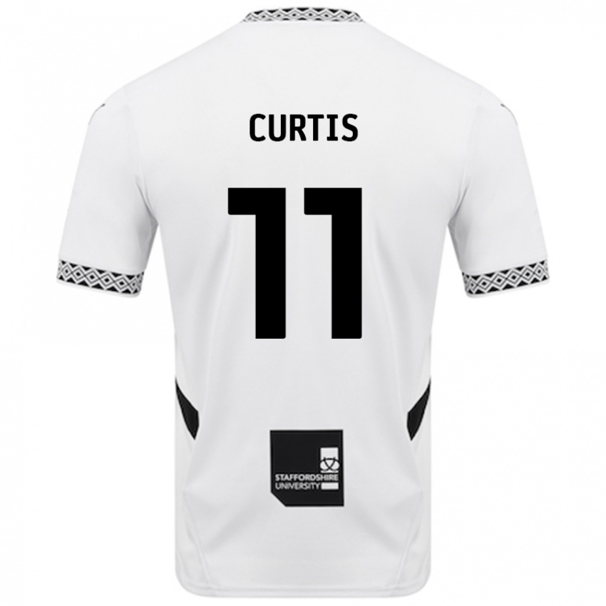 Donna Maglia Ronan Curtis #11 Bianco Kit Gara Home 2024/25 Maglietta