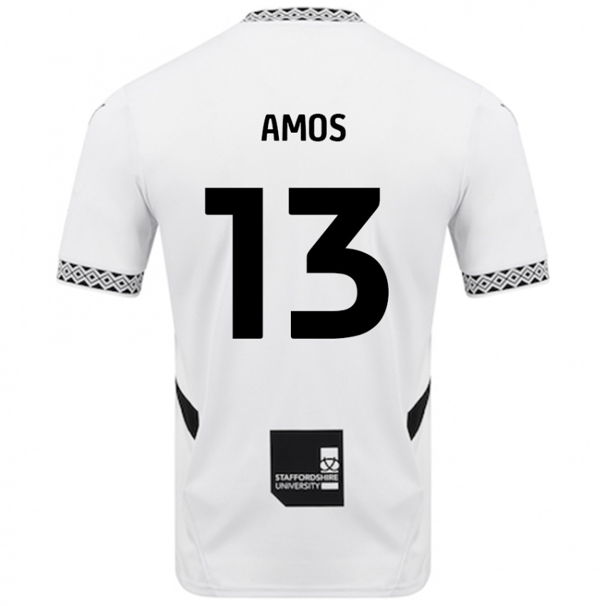 Donna Maglia Ben Amos #13 Bianco Kit Gara Home 2024/25 Maglietta