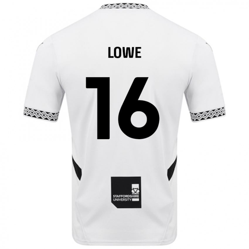 Donna Maglia Jason Lowe #16 Bianco Kit Gara Home 2024/25 Maglietta