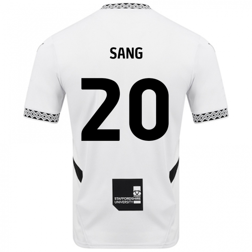 Donna Maglia Tom Sang #20 Bianco Kit Gara Home 2024/25 Maglietta