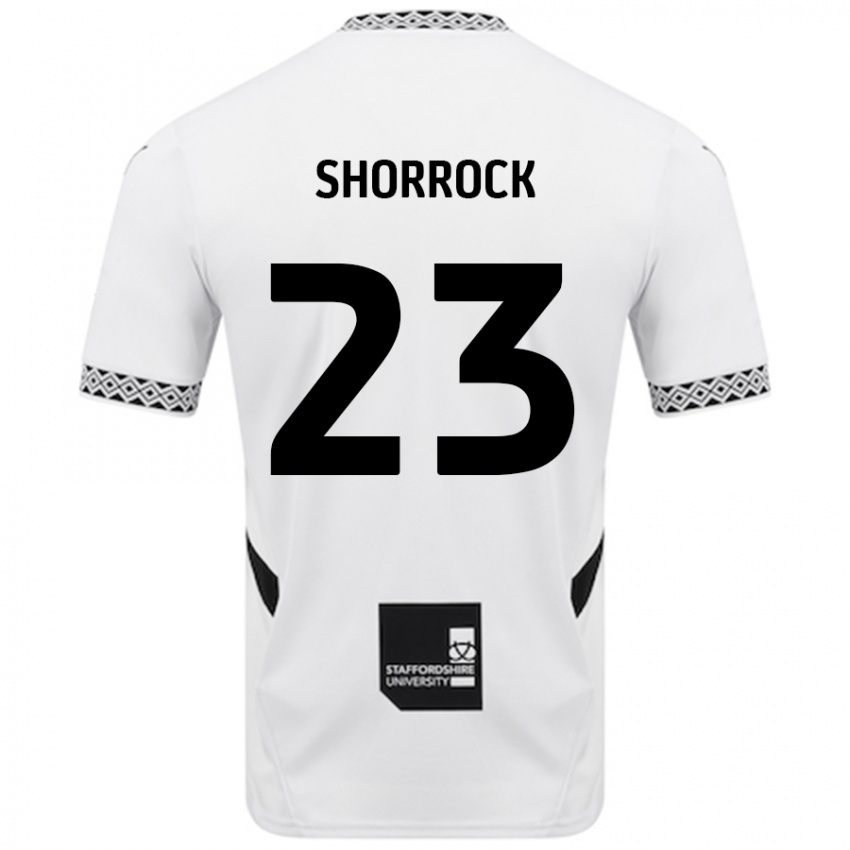 Donna Maglia Jack Shorrock #23 Bianco Kit Gara Home 2024/25 Maglietta