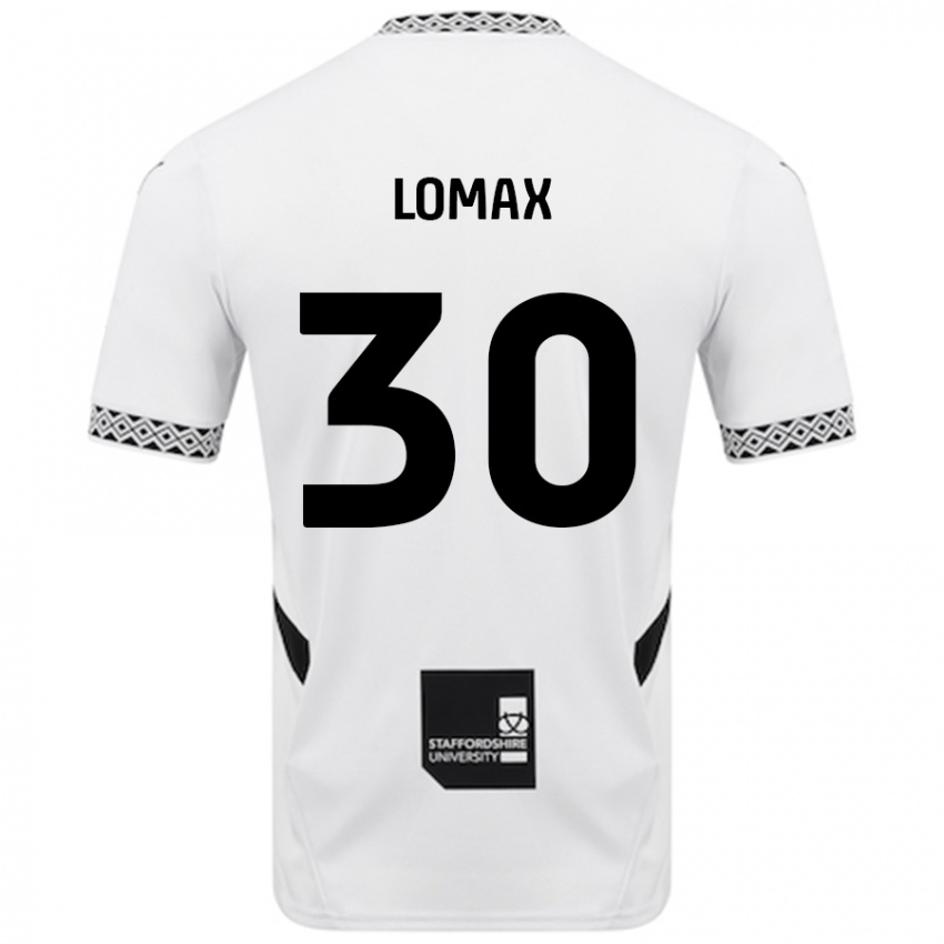 Donna Maglia Ben Lomax #30 Bianco Kit Gara Home 2024/25 Maglietta