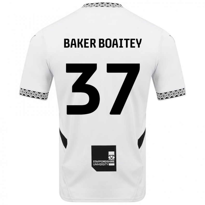 Donna Maglia Benicio Baker-Boaitey #37 Bianco Kit Gara Home 2024/25 Maglietta