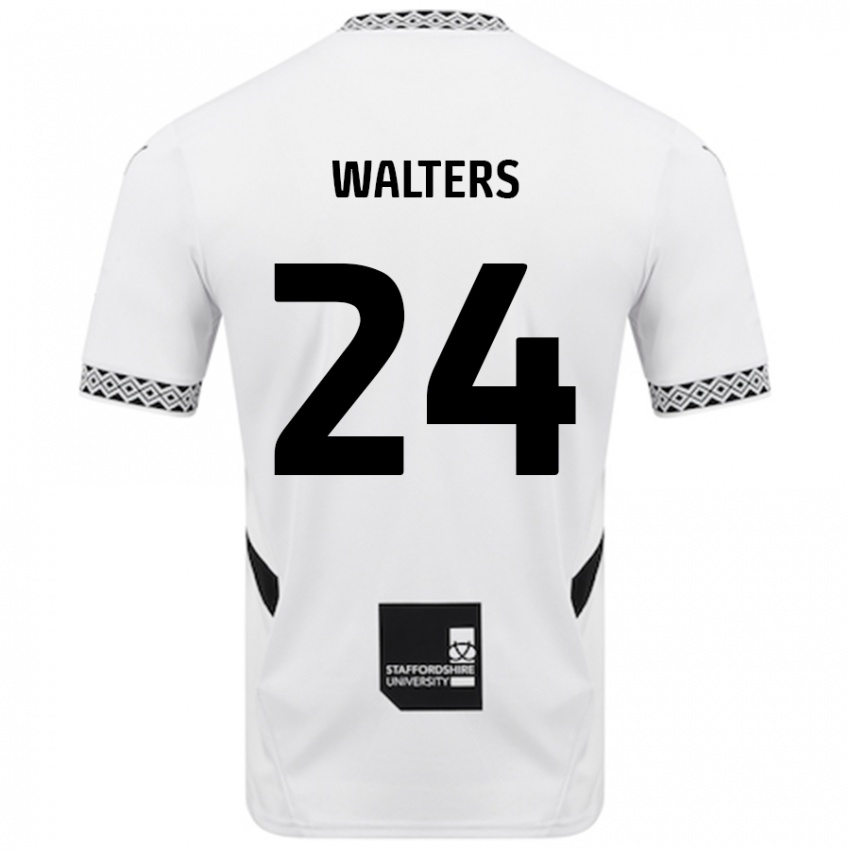 Donna Maglia Rhys Walters #24 Bianco Kit Gara Home 2024/25 Maglietta