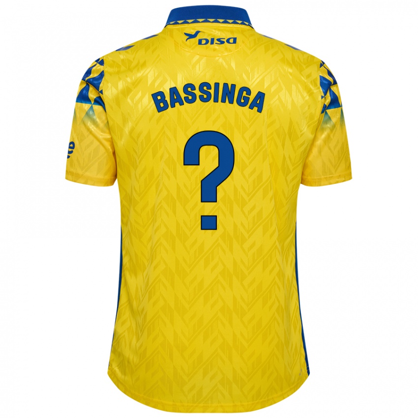 Donna Maglia Aboubacar Bassinga #0 Giallo Blu Kit Gara Home 2024/25 Maglietta