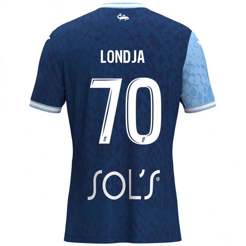 Donna Maglia Ruben Londja #70 Azzurro Blu Scuro Kit Gara Home 2024/25 Maglietta