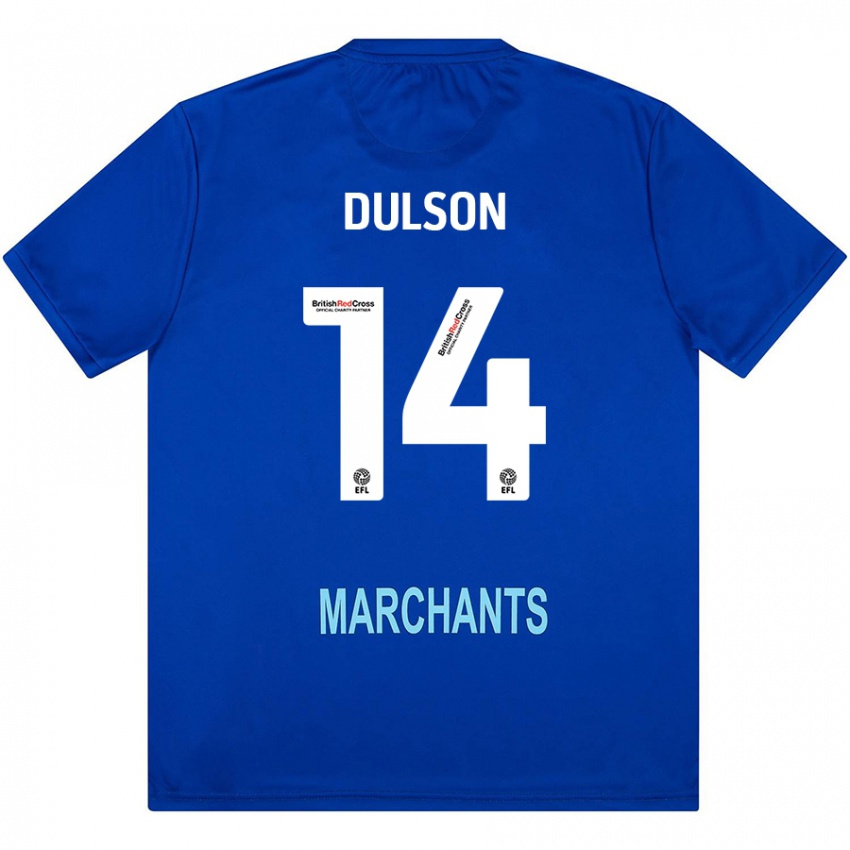 Donna Maglia Liam Dulson #14 Verde Kit Gara Away 2024/25 Maglietta