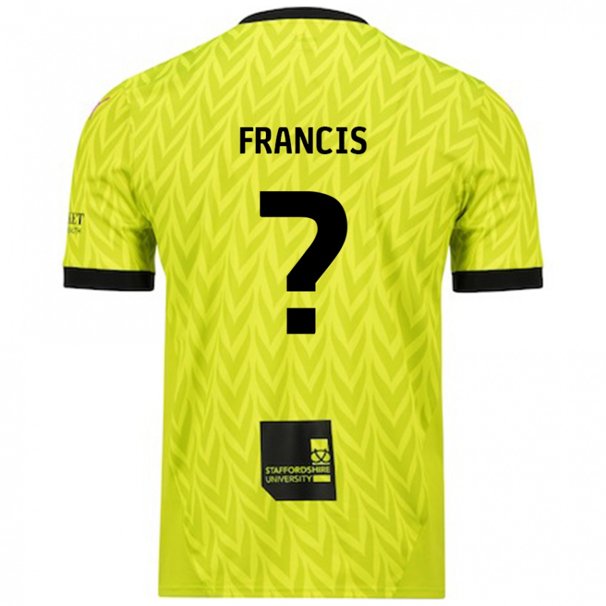 Donna Maglia Louis Francis #0 Verde Fluorescente Kit Gara Away 2024/25 Maglietta