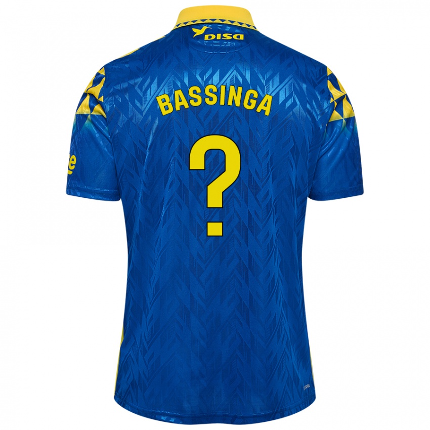 Donna Maglia Aboubacar Bassinga #0 Blu Giallo Kit Gara Away 2024/25 Maglietta