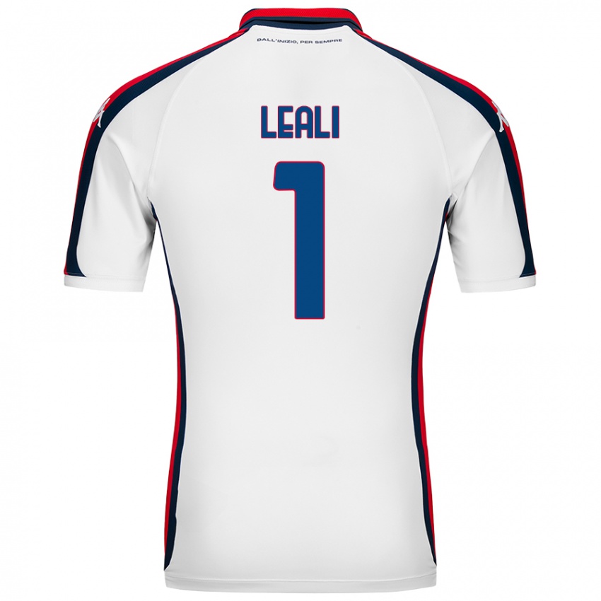 Donna Maglia Nicola Leali #1 Bianco Kit Gara Away 2024/25 Maglietta