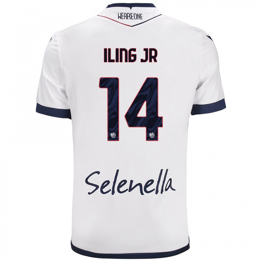 Bambino Maglia Samuel Iling-Junior #14 Bianco Blu Reale Kit Gara Away 2024/25 Maglietta