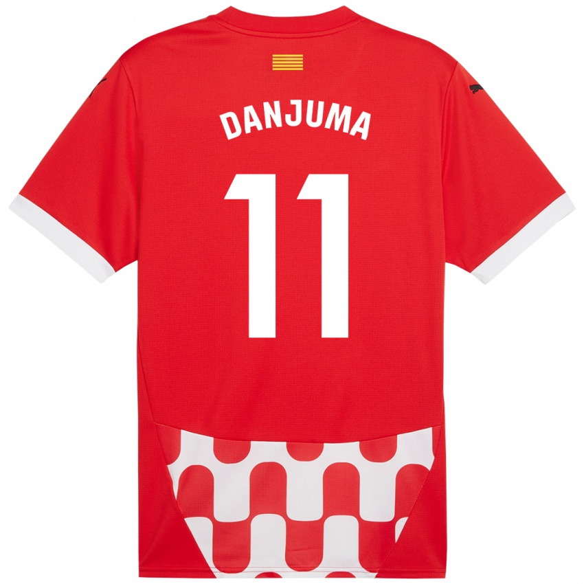 Bambino Maglia Arnaut Danjuma #11 Rosso Bianco Kit Gara Home 2024/25 Maglietta