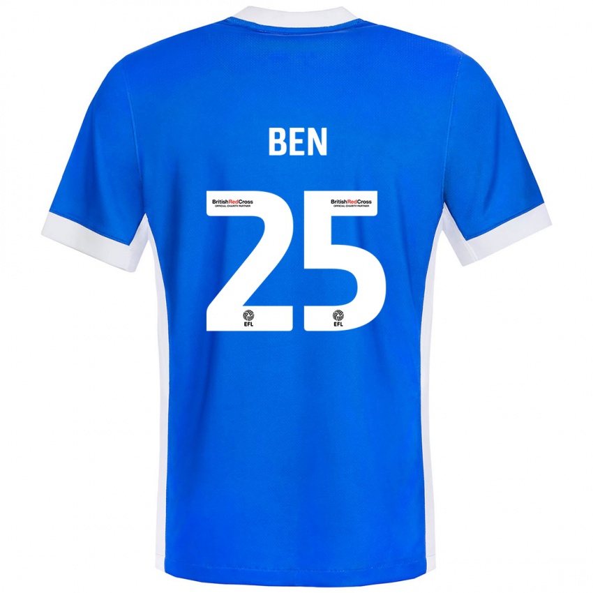 Bambino Maglia Ben Davies #25 Blu Bianco Kit Gara Home 2024/25 Maglietta