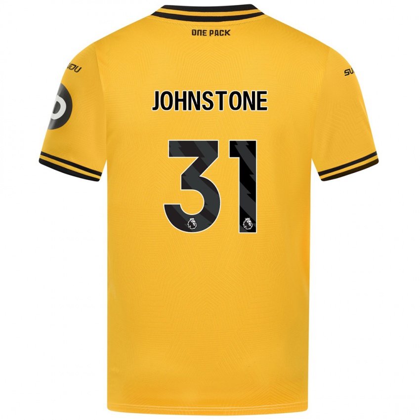 Uomo Maglia Sam Johnstone #31 Giallo Kit Gara Home 2024/25 Maglietta