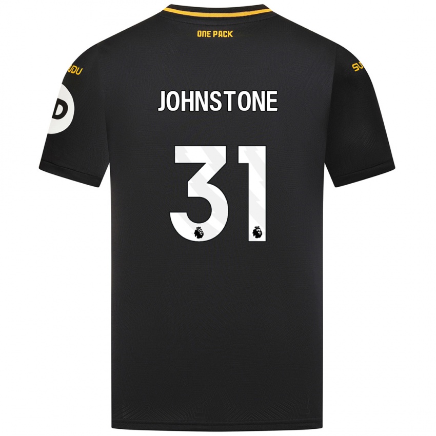 Uomo Maglia Sam Johnstone #31 Nero Kit Gara Away 2024/25 Maglietta