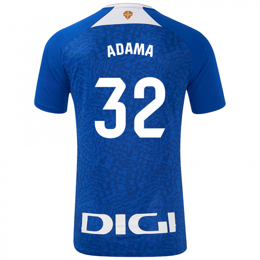 Uomo Maglia Adama Boiro #32 Blu Royal Kit Gara Away 2024/25 Maglietta