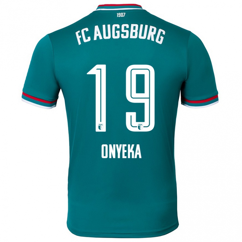 Uomo Maglia Frank Onyeka #19 Verde Scuro Kit Gara Away 2024/25 Maglietta