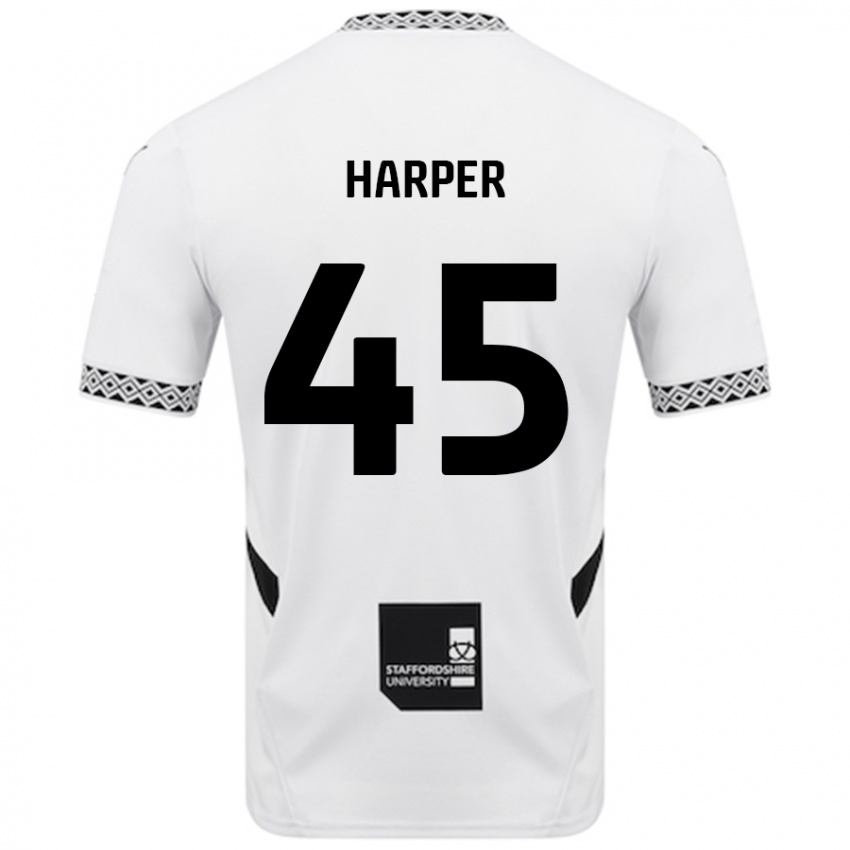 Donna Maglia Rekeem Harper #45 Bianco Kit Gara Home 2024/25 Maglietta